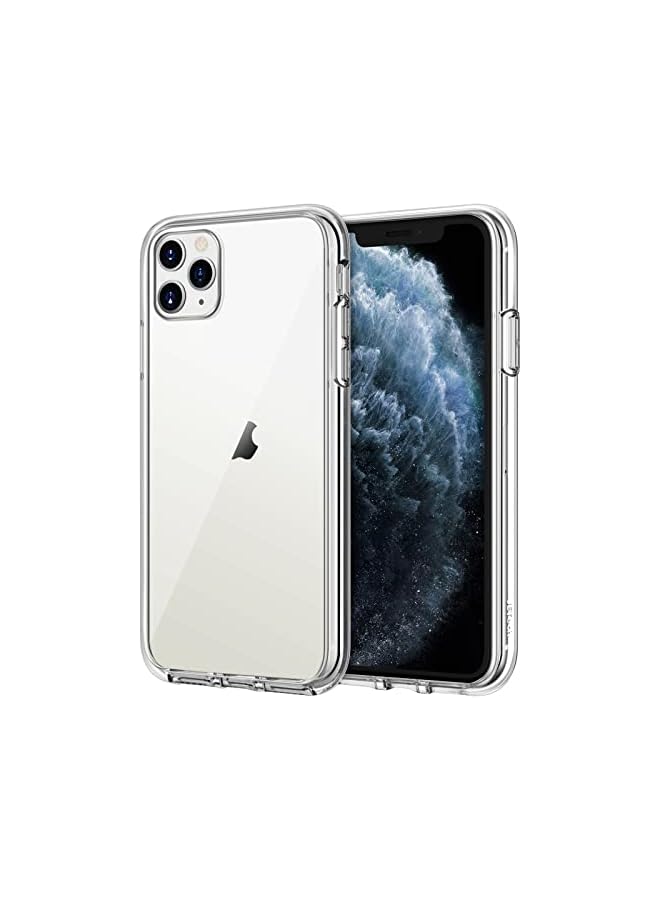 جي تيك حافظة JETech لهاتف iPhone 11 Pro Max مقاس 6.5 بوصة، غطاء ممتص للصدمات غير أصفر اللون، ظهر شفاف مضاد للخدش (شفاف) - Image 1