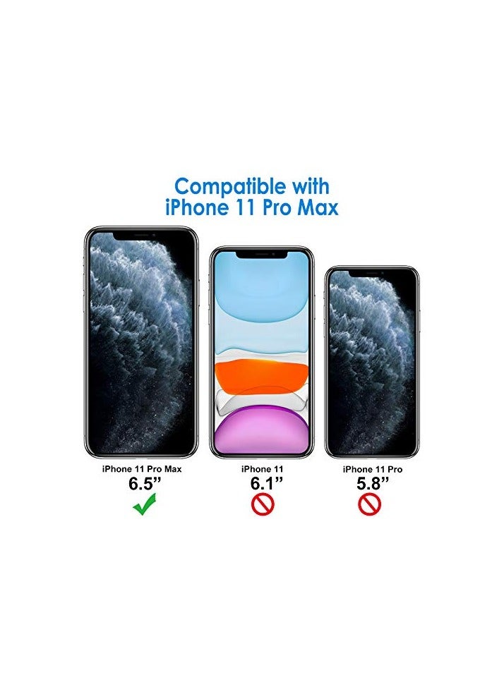 جي تيك حافظة JETech لهاتف iPhone 11 Pro Max مقاس 6.5 بوصة، غطاء ممتص للصدمات غير أصفر اللون، ظهر شفاف مضاد للخدش (شفاف) - Image 4