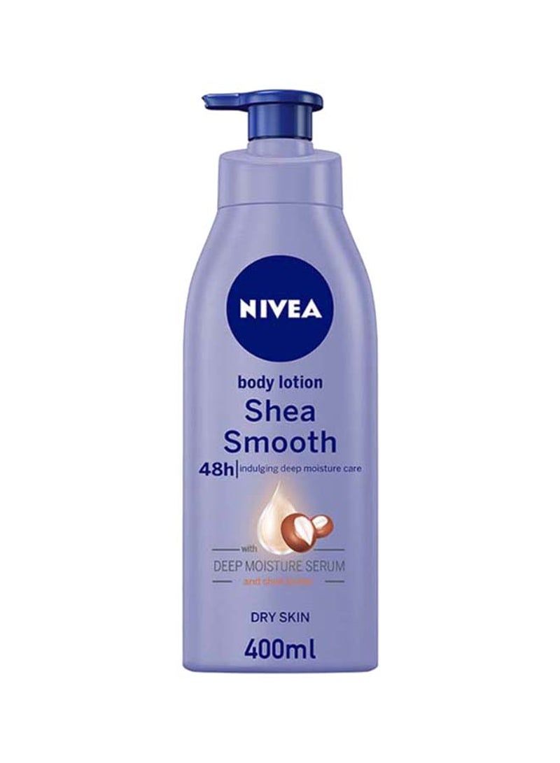 Nivea Smooth Body Lotion, Shea Butter, Dry Skin 400ml