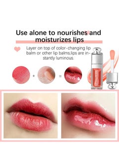 Gecomo GECOMO Moisturizing Lip Oil,No-Sticky Lip Gloss Lip Balm Lip Care,Fruit Flavoured Lip Oil For Dry Lip's Moisturizing Hydrating And Nourishing (007#RASPBERRY) 0.2 OZ  - Image 5