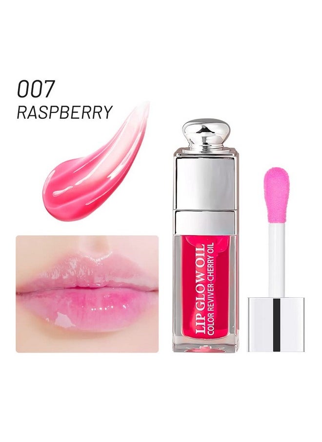 Gecomo GECOMO Moisturizing Lip Oil,No-Sticky Lip Gloss Lip Balm Lip Care,Fruit Flavoured Lip Oil For Dry Lip's Moisturizing Hydrating And Nourishing (007#RASPBERRY) 0.2 OZ  - Image 2