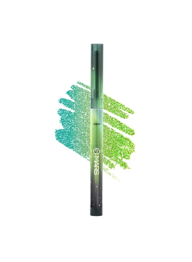 مارس محدد عيون MARS Northern Lights In A Pen القابل للسحب (0.35 غرام) (04-SIBERIAN SPECTRUM) | تأثير لامع ثنائي الكروم | يدوم طويلاً | مقاوم للماء والتلطخ | انزلاق ناعم كالحرير | يدوم طوال اليوم - Image 1