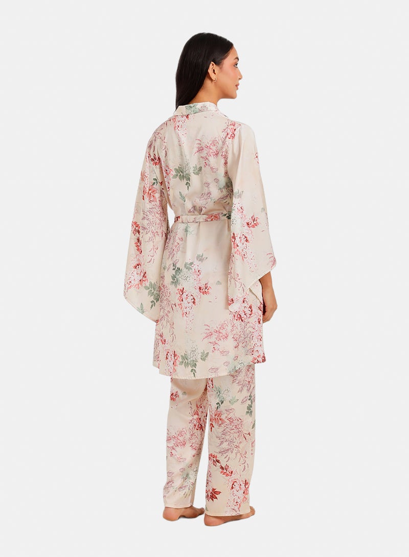 Carina Floral Mid Thigh Robe - Image 5