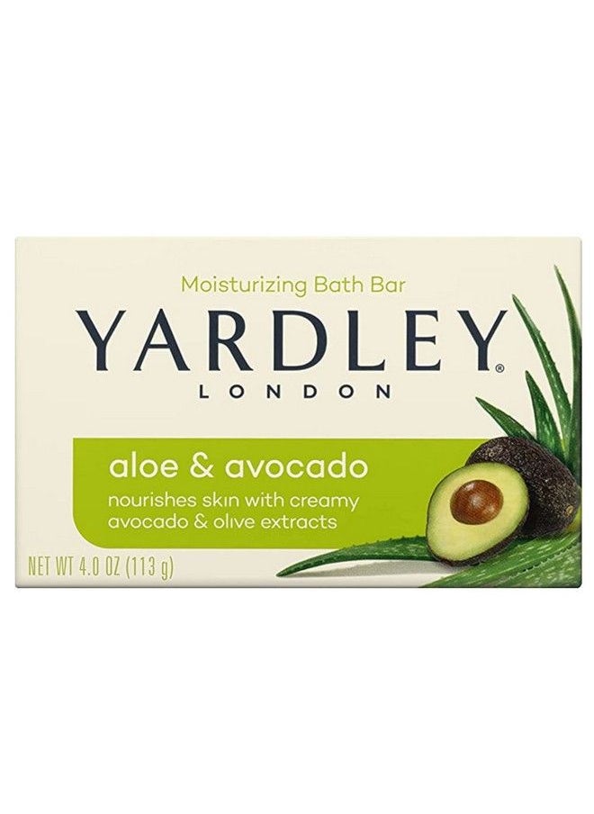 Yardley Bar Soap Botanical Aloe & Avocado 4.0 Ounce (Pack Of 7)  - Image 2