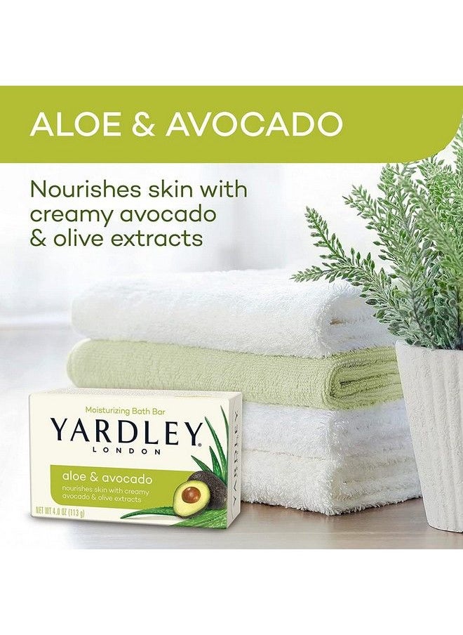 Yardley - Bar Soap Botanical Aloe & Avocado 4.0 Ounce (Pack Of 7) - Image 1
