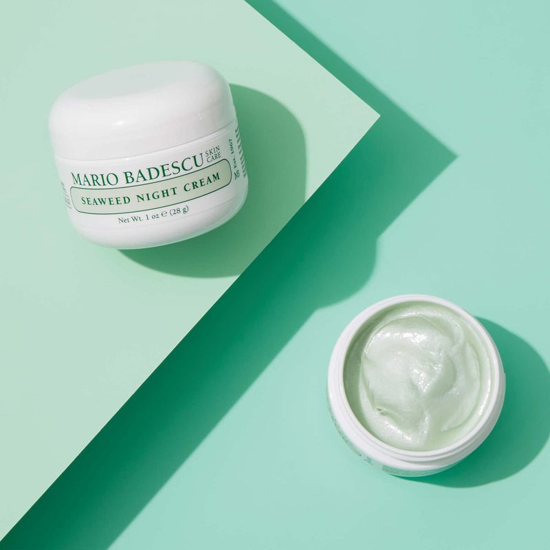 Mario Badescu Seaweed Night Cream for Women Anti Aging Oil-Free Moisturizer with Collagen & Sodium Hyaluronate, Ideal for Combination, Oily or Sensitive Skin, Moisturizes & Smooths Skin, 1 Fl Oz - Image 5