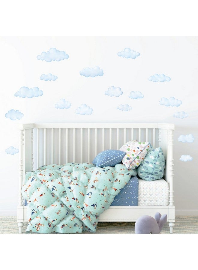 Decowall Ds8030 Clouds Kids Wall Stickers Wall Decals Peel And Stick Removable Wall Stickers For Kids Nursery Bedroom Living Room (Small) - Image 3