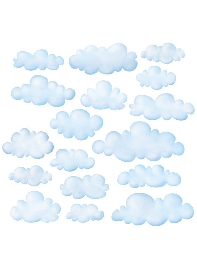 Decowall Ds8030 Clouds Kids Wall Stickers Wall Decals Peel And Stick Removable Wall Stickers For Kids Nursery Bedroom Living Room (Small) - Image 2