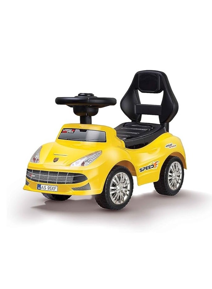 GTS Car For kids  3*1 Ride , Walk, Play - from 2 year to 7 years - Yellow - Image 1