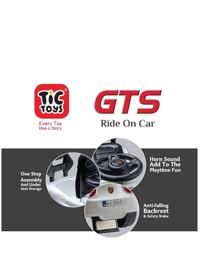 GTS Car For kids  3*1 Ride , Walk, Play - from 2 year to 7 years - Yellow - Image 3