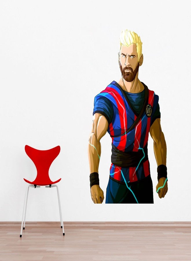 Sticker Yard Saiyyan Messi Vinyl Wall Sticker for Living Room/Bedroom/Office and All Decorative Wall Stickers Size 48X55CM - Image 3