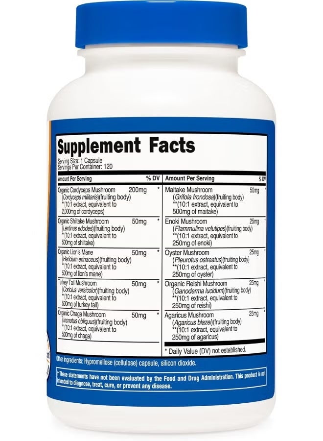 Nutricost, Mushroom Complex, 5,500 mg, 120 Capsules - Image 2