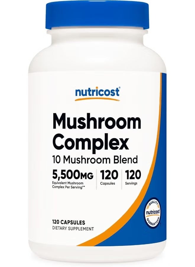 Nutricost, Mushroom Complex, 5,500 mg, 120 Capsules - Image 5