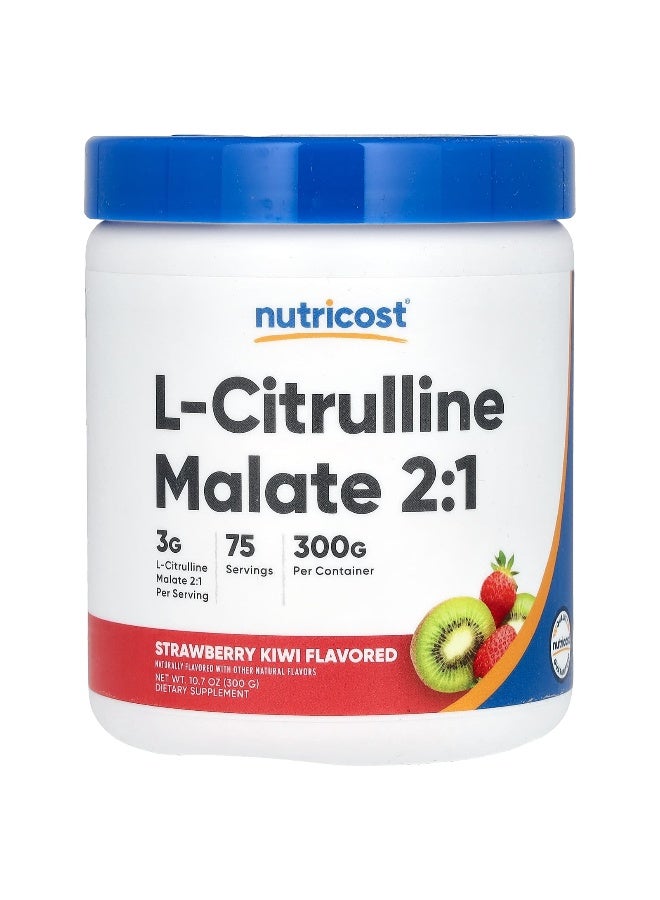 نوتريكوست، إل-سيترولين ماليت 2:1، فراولة كيوي، 10.7 أونصة (300 جرام)