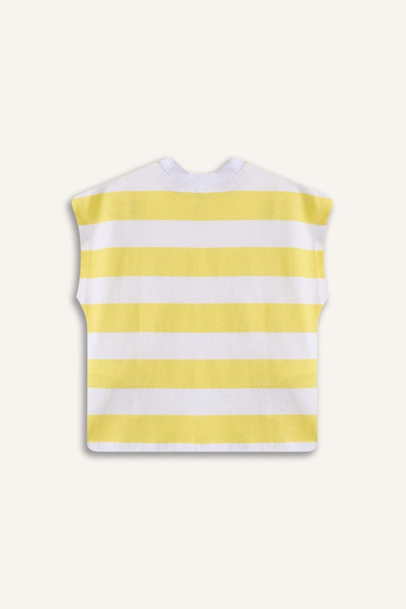 DeFacto Baby Boy Oversize Fit Striped Tank Top - Image 4