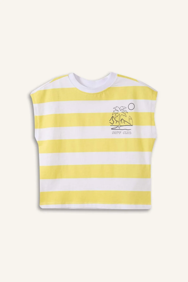 Defacto Baby Boy Oversize Fit Striped Tank Top
