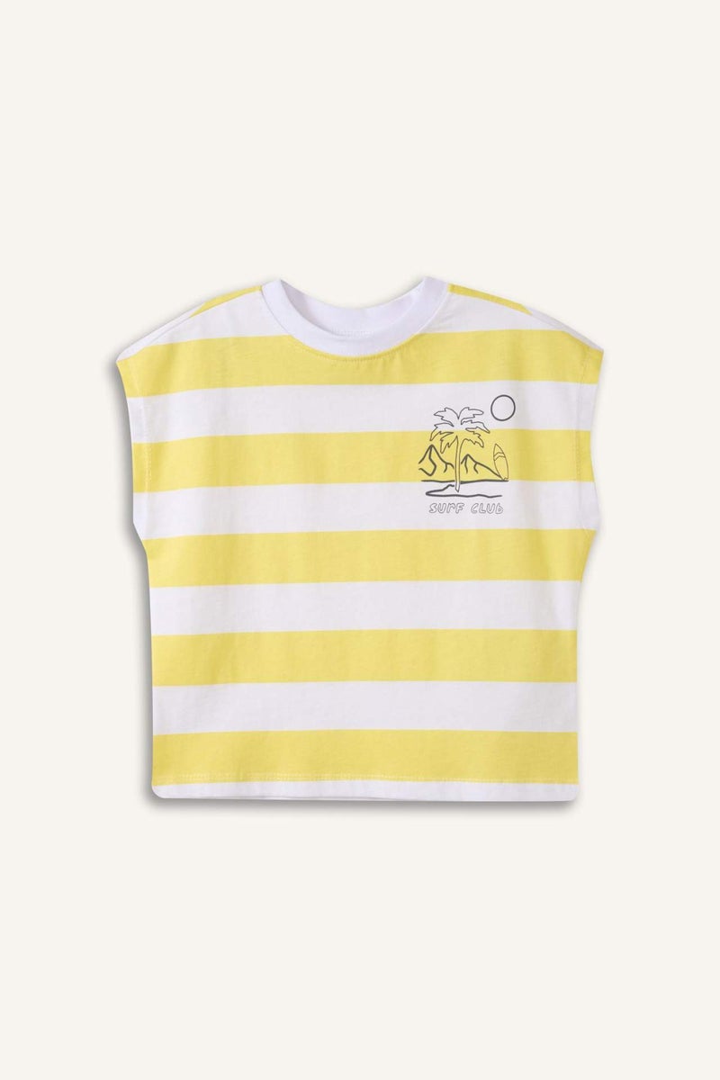 DeFacto Baby Boy Oversize Fit Striped Tank Top - Image 2