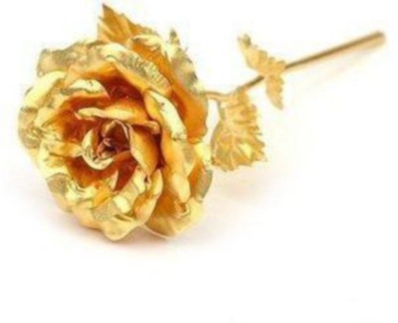 Gift Gallery Gold Plated Gold Rose with Gift Box and With Love Stand With Photo Frame - Image 2