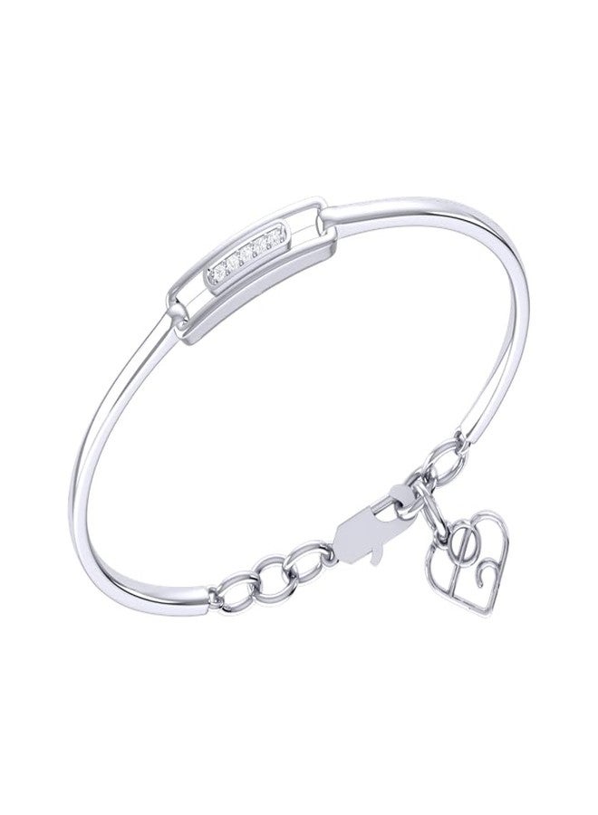 TINY TIARAA Lumière CZ 925 Silver Bracelet - Image 1