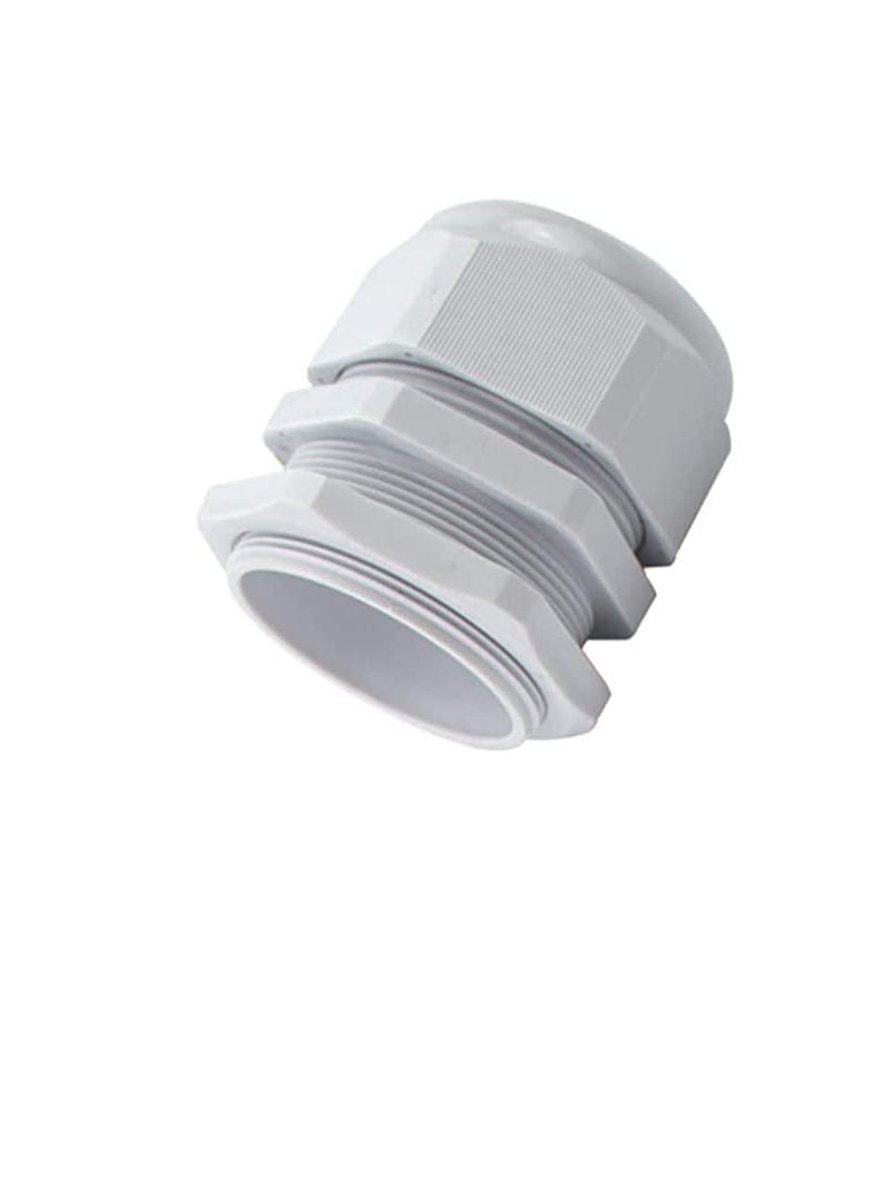 Armoured Cable Gland Kit for Outdoor Sockets and Junction Boxes & Industrial Use with Lock Nut PVC Shroud and Earth Tag (50S, A2) - Image 1