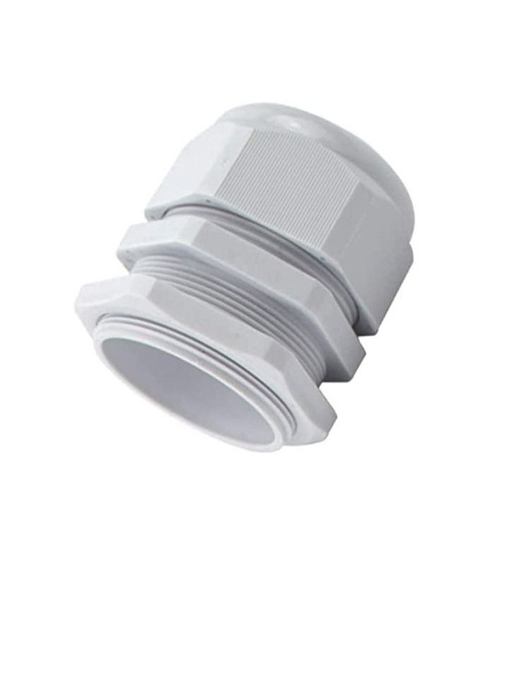 Armoured Cable Gland Kit for Outdoor Sockets and Junction Boxes & Industrial Use with Lock Nut PVC Shroud and Earth Tag (50S, A2) - Image 3