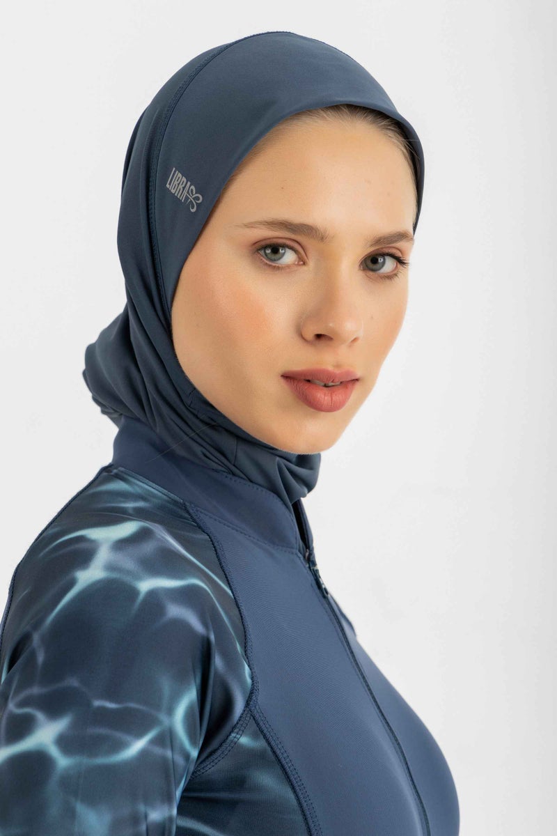 Libra Sport Ultra-Fit Swim Hijab - Verdiigris - Image 5