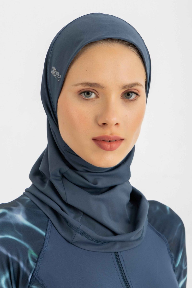 Libra Sport Ultra-Fit Swim Hijab - Verdiigris - Image 4