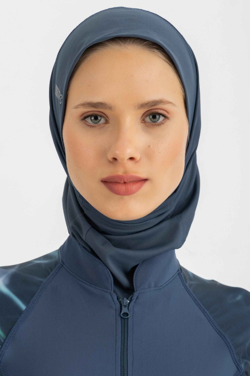 Libra Sport Ultra-Fit Swim Hijab - Verdiigris - Image 1