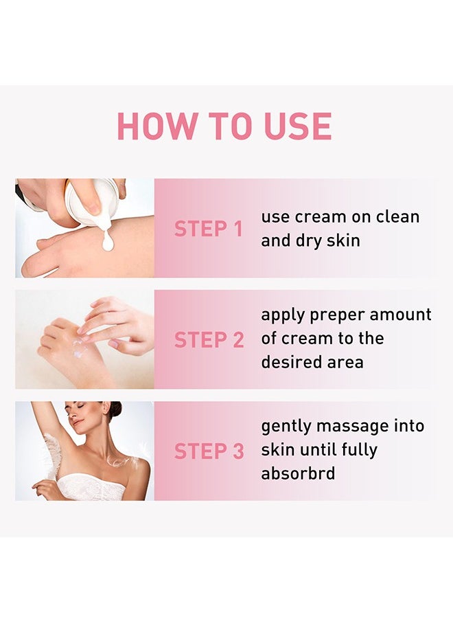 West&Month - Niacinamide Intimate Areas Tightening Cream-Dark Spot Remover, Underarm Cream, Neck, Back, Legs, Elbows, Private Areas, Premium Botanical Ingredients 50ml - Image 1