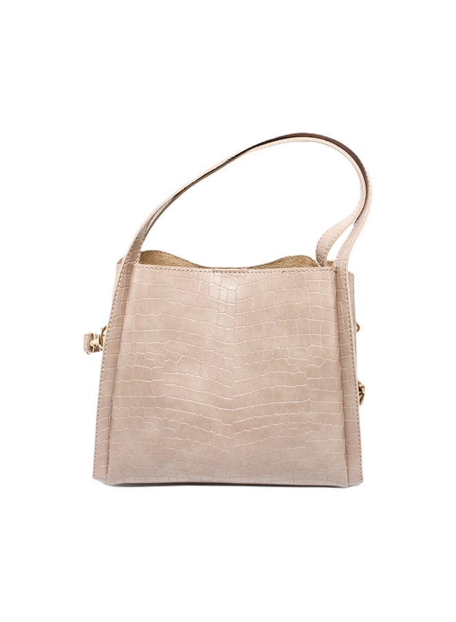 Glitter Women Hand Bag - Light Brown - Image 2