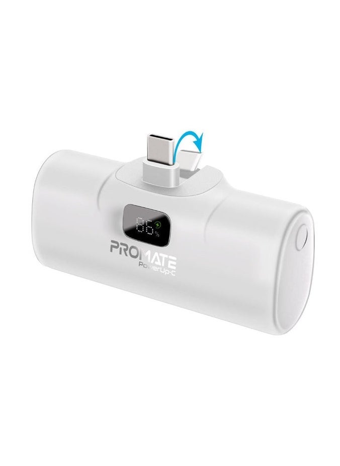 Promats Promate PowerUp-C Ultra-Compact Fast charging Power Bank with In-Built USB-C Connector  - Image 1