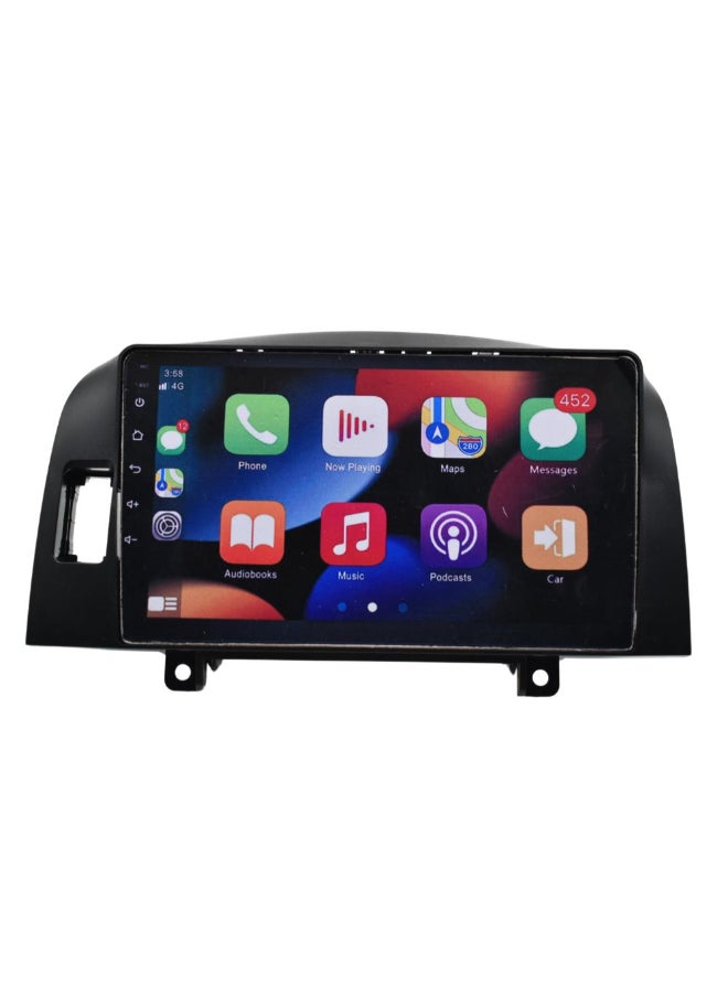 X-All Hyundai Sonata 2004-2008 screen, 4 RAM, 64 GB memory, supports CarPlay, TS10 processor, 2K resolution, with decoration  - Image 1
