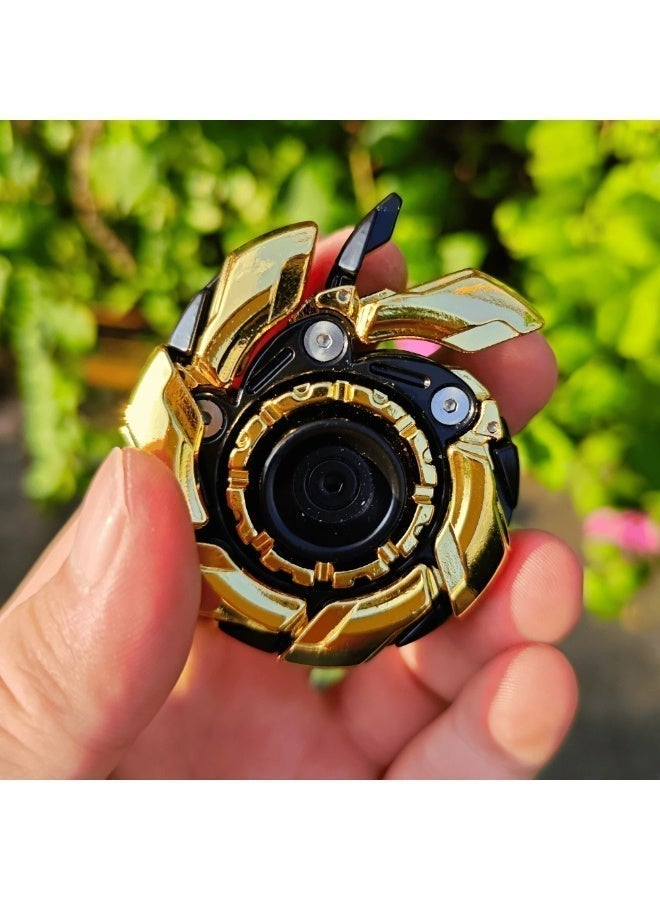 AKSONZ Premium Magnetic Metal Fidget Slider – EDC Stress Relief Toy for Adults, ADHD & Anxiety Sensory Tool, Portable Haptic Gadget - Open Armor Design - Image 4