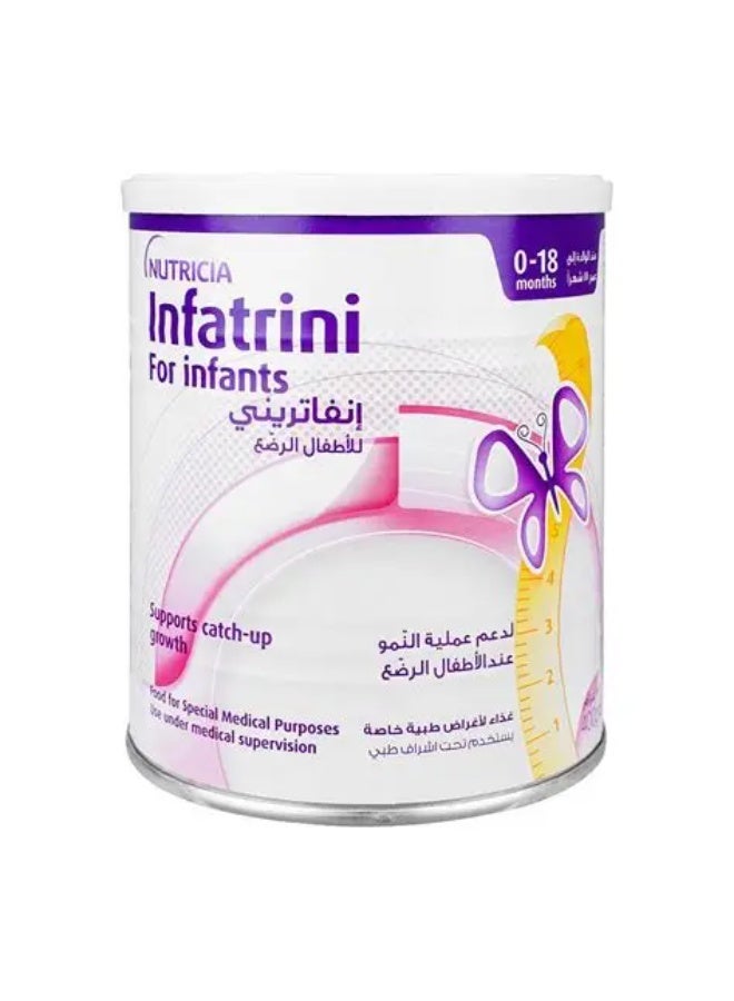 Nutricia Infatrini Infant Milk Formula for Catch-Up Growth, 0-18 Months, 400g