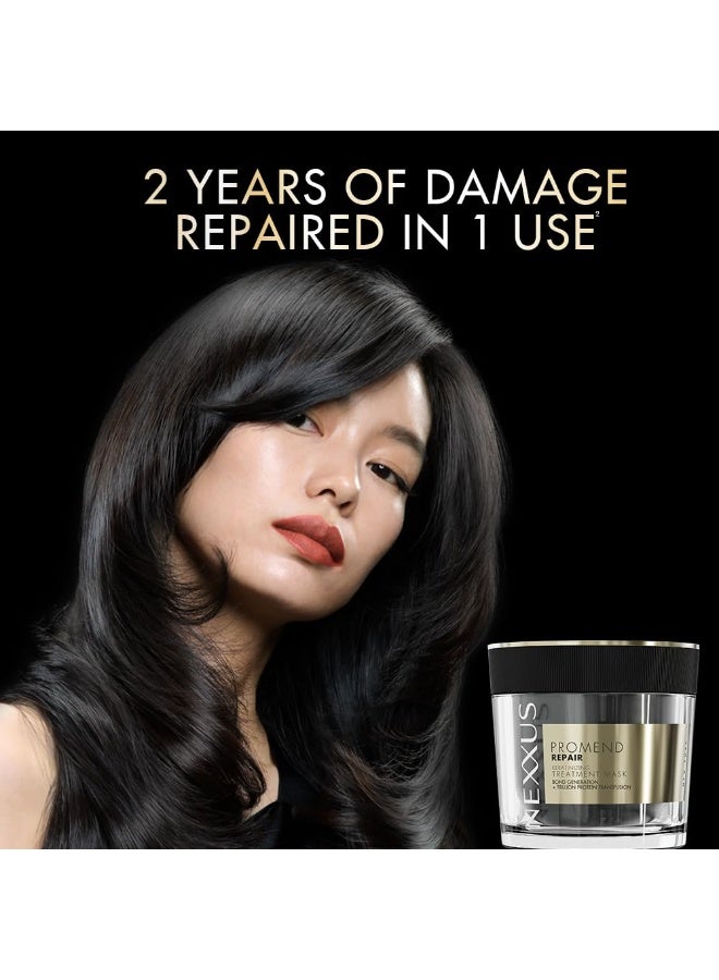 Nexxus Promend Repair Keratinizing Treatment Mask For Damaged Hair 200ml | 12 X Stronger | 200% Smoother | Crafted with Magnolia Parfum Fragrance Profile - Image 4