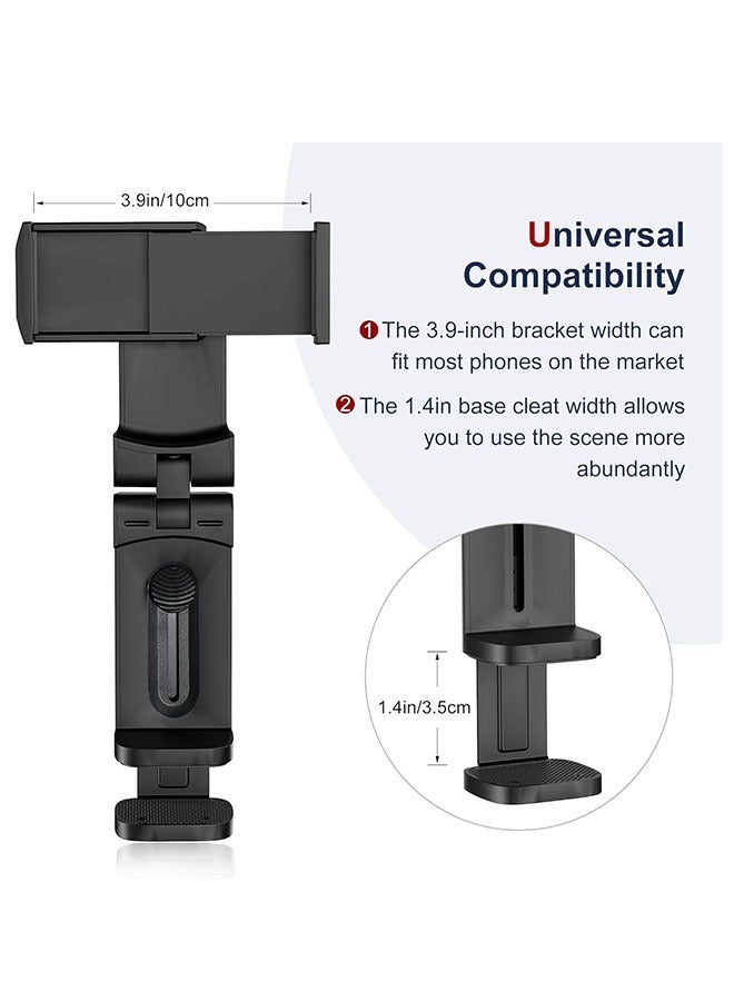 2 universal airplane travel phone stand mounts  Multi-Directional 360 Degree Rotation,Pocket Size, Essential travel accessories  - Image 3