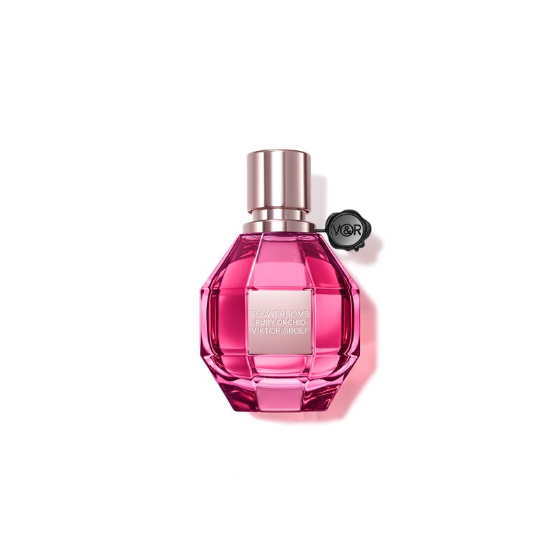 VIKTOR & ROLF فيكتور ورولف - فلووربومب روبي أوركيد أو دو بارفان - عطر نسائي - زهري وفاكهي - مع نكهات الفانيليا والخوخ - 1.7 أونصة سائلة - Image 1
