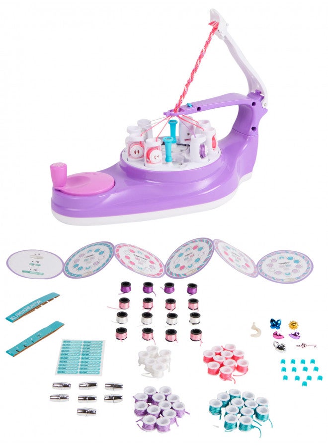 Cool Maker, KumiKreator Bead & Braider Friendship Necklace and Bracelet Making Kit, Arts & Crafts Kids Toys for Girls Ages 8 and up - Image 2