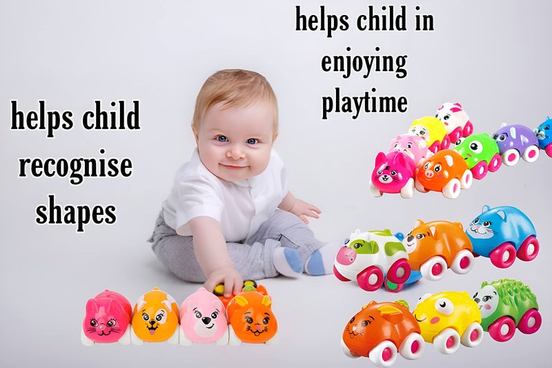 COSMOBABY Magnetic Animal Train Toy,Baby,Multicolor - Image 2