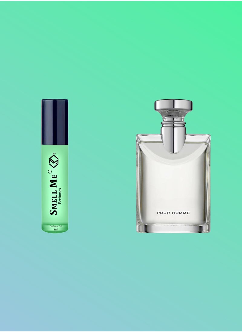 Smell Me - Smell Me Perfume Oil 136 French Perfume Fragrance Long Lasting Scent 8ml Type Of BVLGR Pour Homme - Image 1