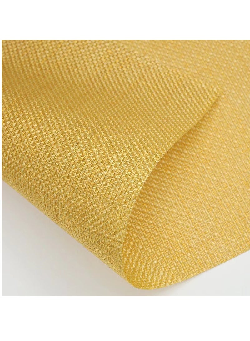 6PCS Coffee Service Mat, Placemats Kitchen Table Mats Indoor Outdoor Placemat,Modern Abstract Art Table Place Mats   GOLD  - Image 3
