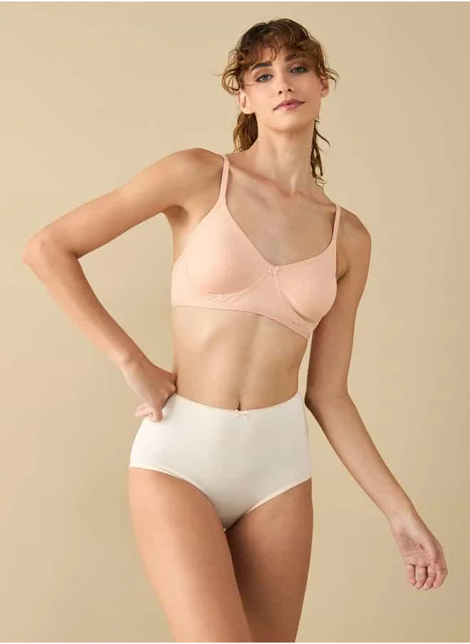 Splash FAV Support Bra with Hook and Eye Closure and Adjustable Straps