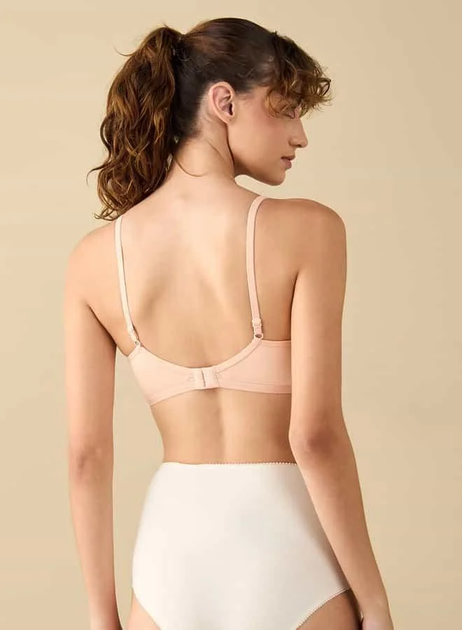 Splash FAV Support Bra with Hook and Eye Closure and Adjustable Straps