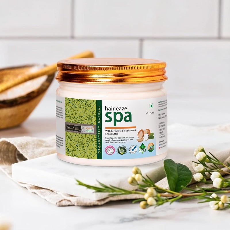 INDUS VALLEY Organically Natural Damage Free Colour Gel Dark Brown Hair Colour 30 Ammonia Free with Deep Nourishing Hair Eaze Spa 20g 200ml 175ml - Image 3
