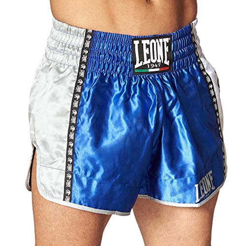 LEONE 1947 Unisex-Adult's Length Regular fit Kick-Thai Shorts, Blue - Image 3