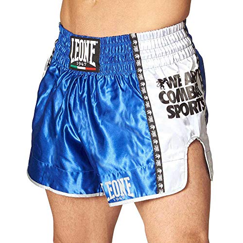 LEONE 1947 Unisex-Adult's Length Regular fit Kick-Thai Shorts, Blue - Image 2