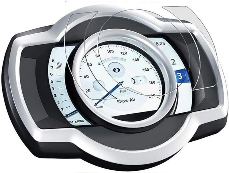 QASULER Motorcycle Dashboard Screen Protector - Image 1