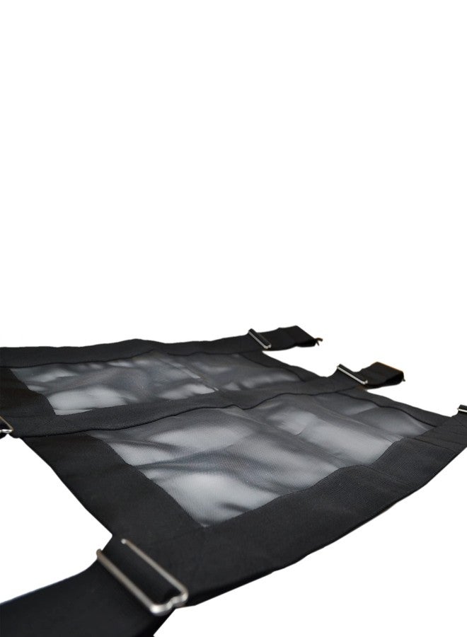 vomvomp Adjustable Horse Stall Guard Keep Horse Securely in Stall with Mesh Allow Air Flow - Image 3