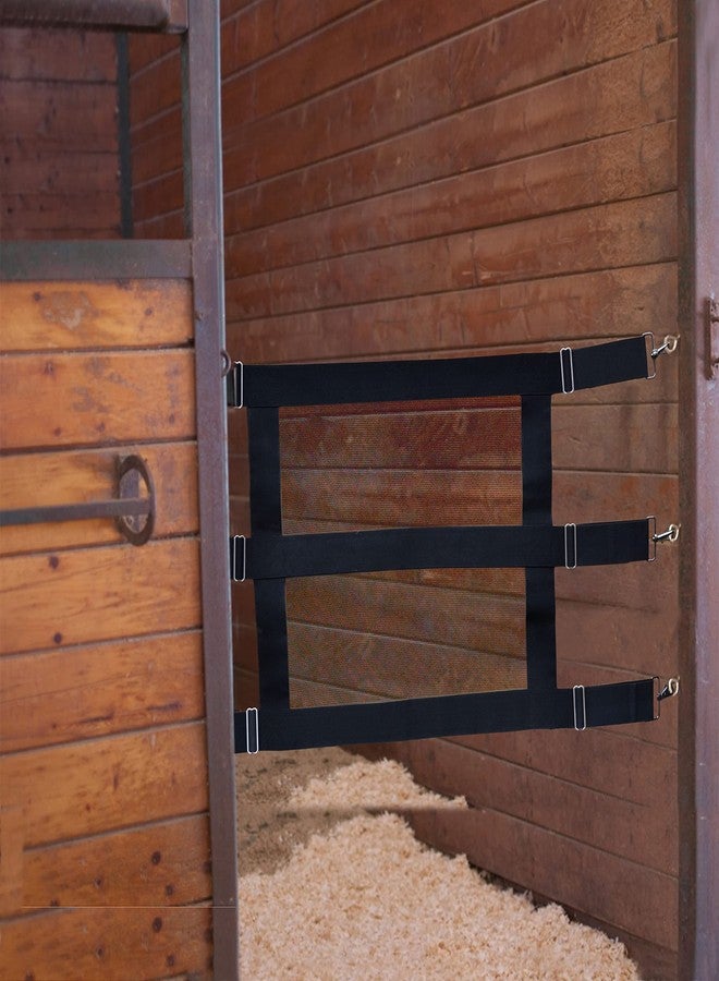 vomvomp Adjustable Horse Stall Guard Keep Horse Securely in Stall with Mesh Allow Air Flow - Image 4