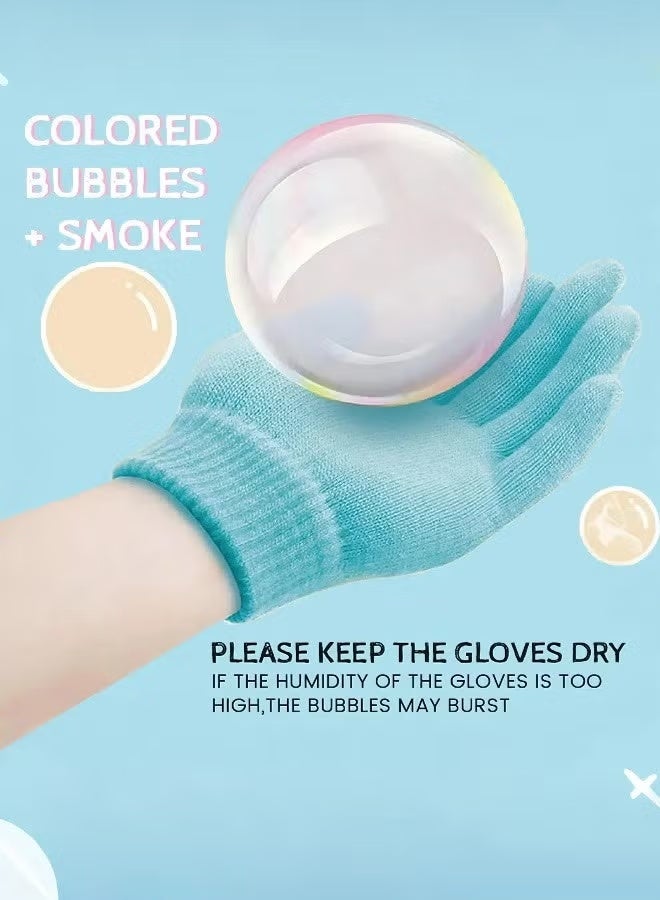 Soofam Colored Smoke Bubble Machine, Bubble Machine Elastic Bubble Mist Bubble Machine with elastic smoke effect, lightweight design, interactive bubbles, colored lights (pink) - Image 4